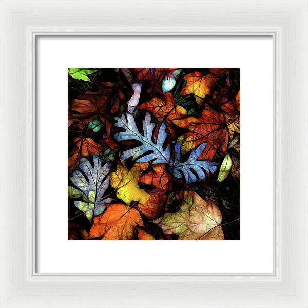 Mid October Leaves 1 - Framed Print
