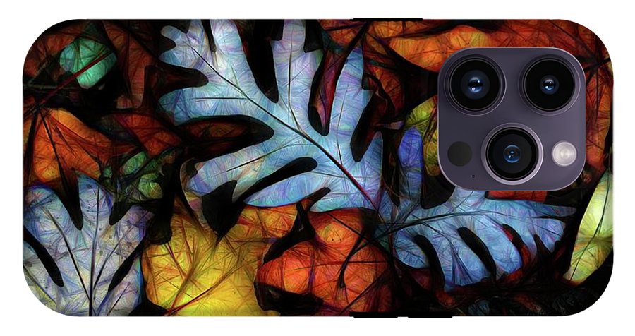 Mid October Leaves 1 - Phone Case