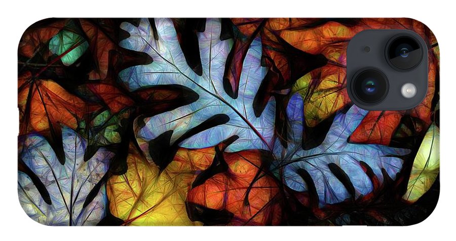 Mid October Leaves 1 - Phone Case