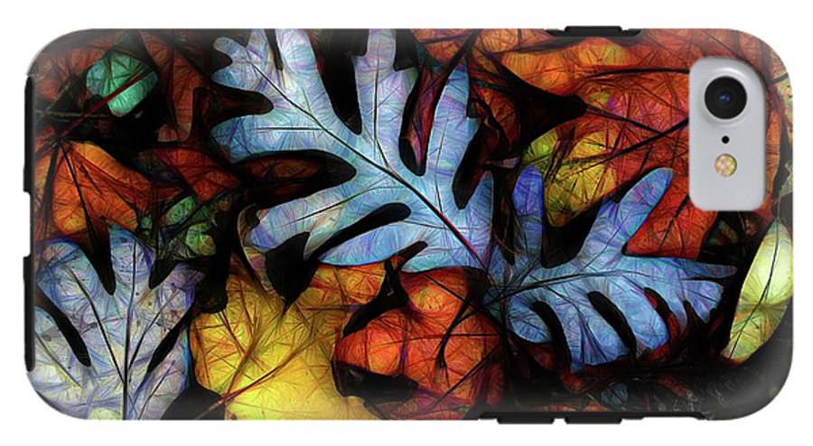 Mid October Leaves 1 - Phone Case