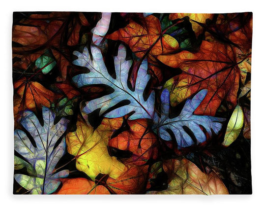 Mid October Leaves 1 - Blanket