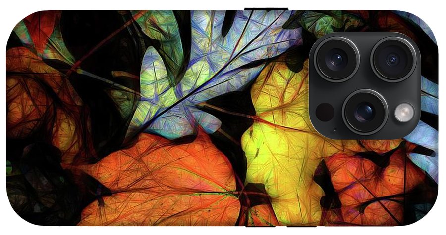 Mid October Leaves 2 - Phone Case