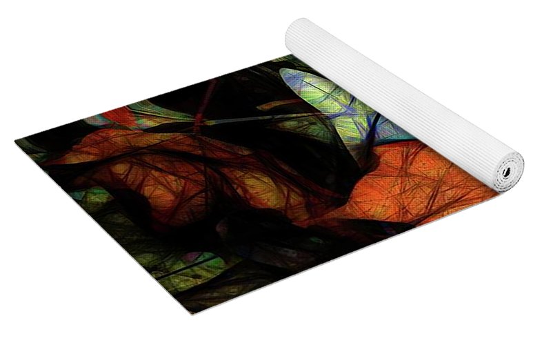 Mid October Leaves 2 - Yoga Mat
