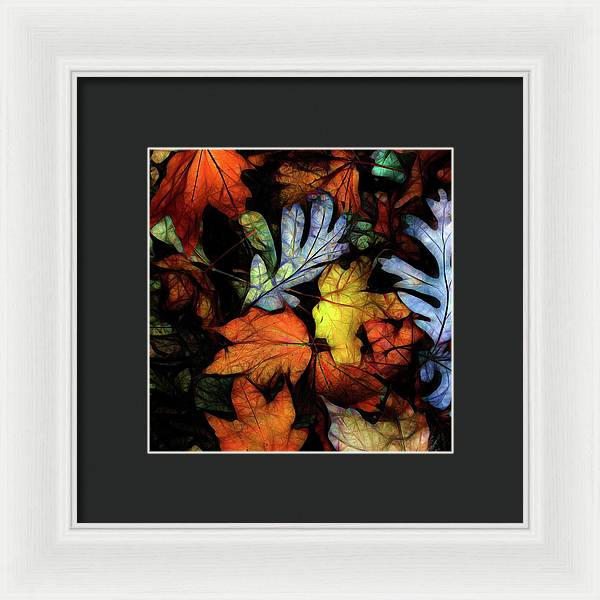 Mid October Leaves 2 - Framed Print