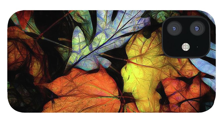 Mid October Leaves 2 - Phone Case