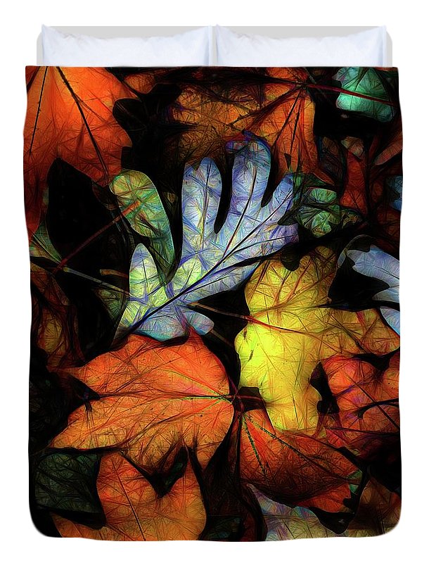 Mid October Leaves 2 - Duvet Cover