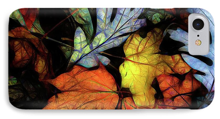 Mid October Leaves 2 - Phone Case