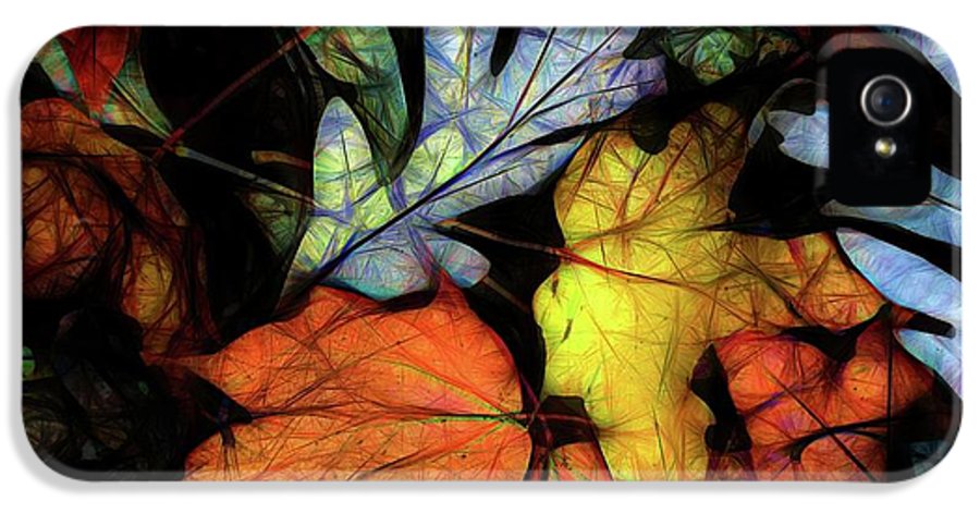 Mid October Leaves 2 - Phone Case