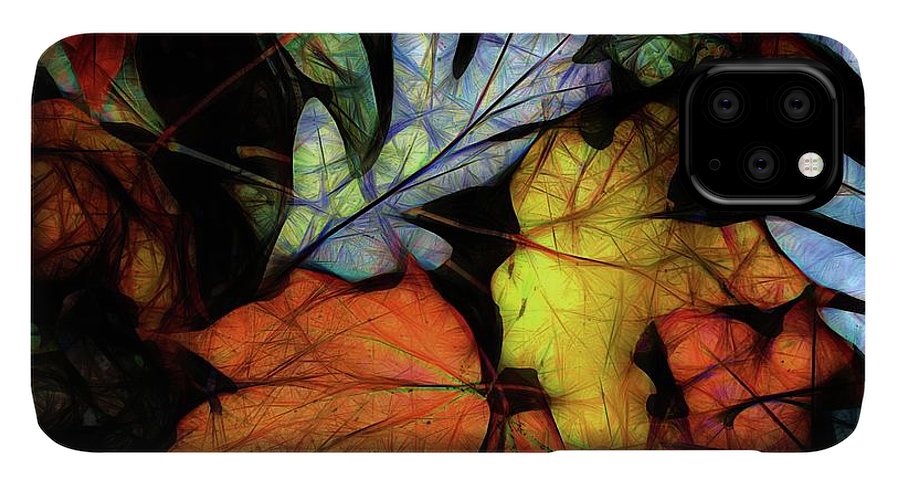 Mid October Leaves 2 - Phone Case
