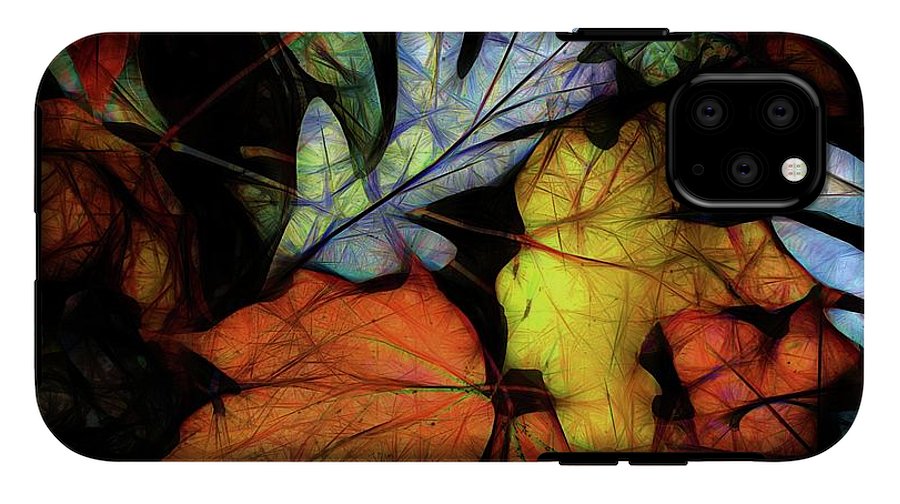 Mid October Leaves 2 - Phone Case