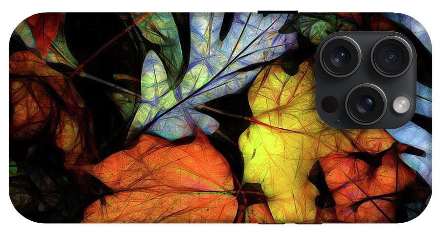 Mid October Leaves 2 - Phone Case