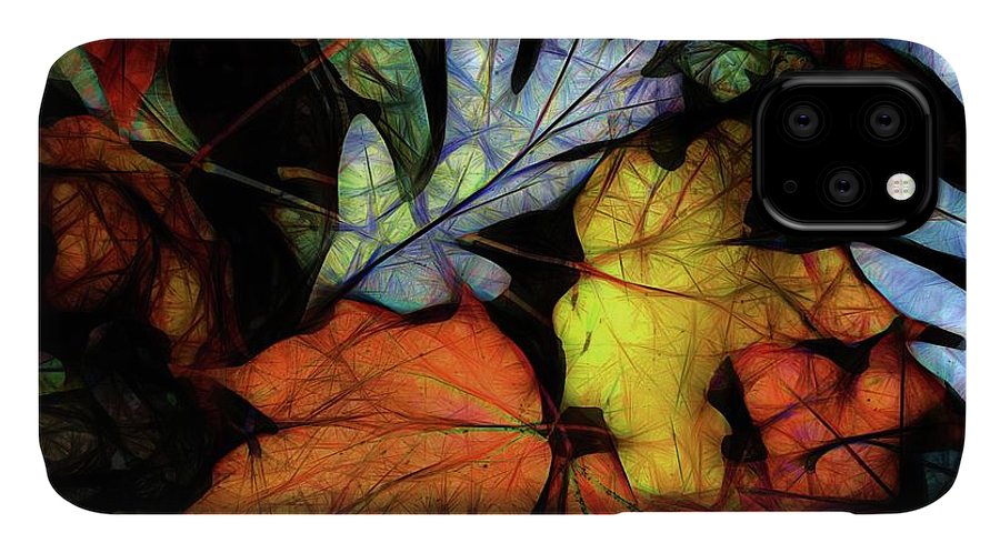 Mid October Leaves 2 - Phone Case