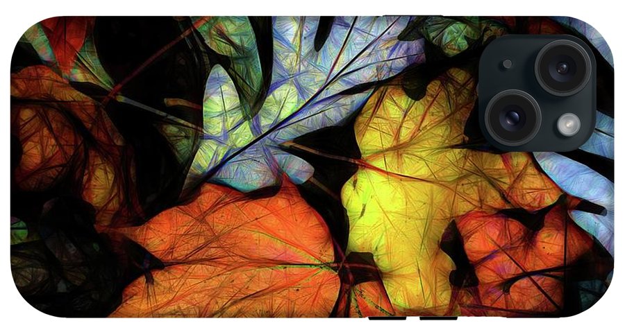 Mid October Leaves 2 - Phone Case