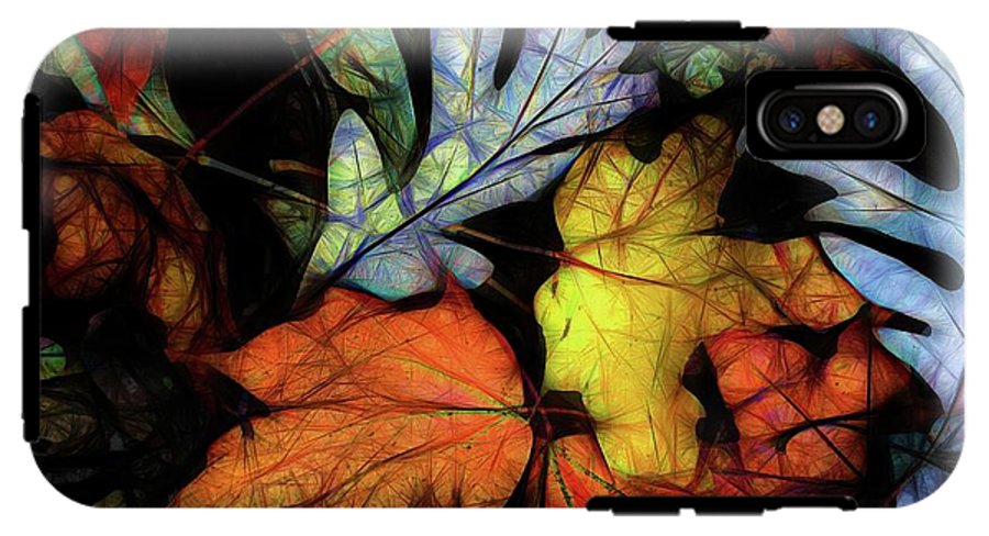 Mid October Leaves 2 - Phone Case