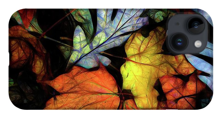 Mid October Leaves 2 - Phone Case