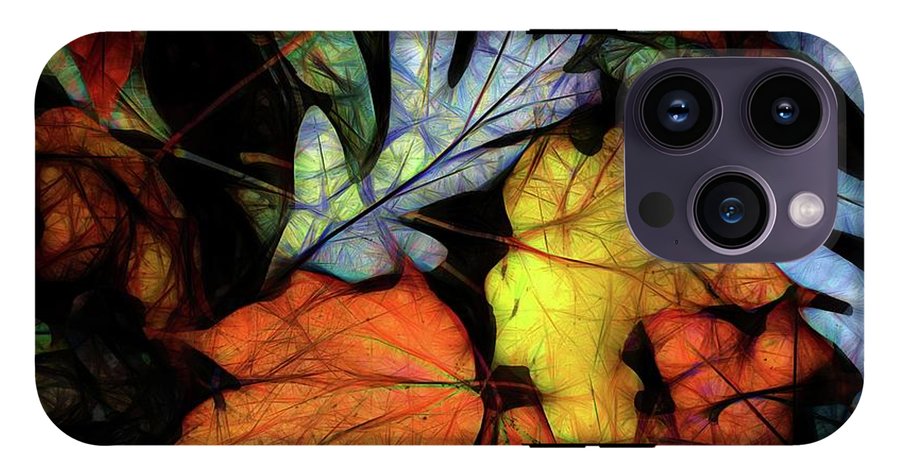 Mid October Leaves 2 - Phone Case
