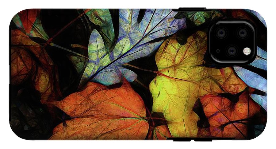 Mid October Leaves 2 - Phone Case