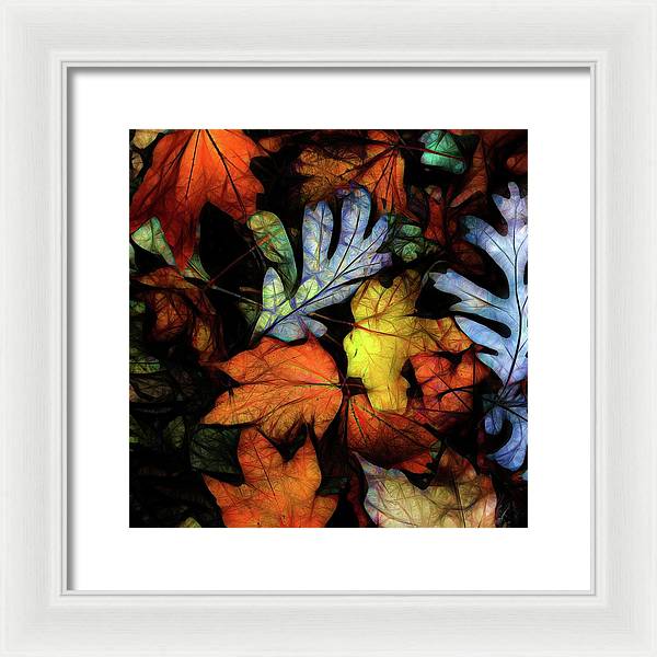 Mid October Leaves 2 - Framed Print