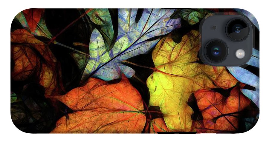 Mid October Leaves 2 - Phone Case