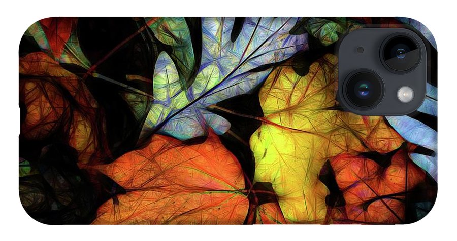 Mid October Leaves 2 - Phone Case