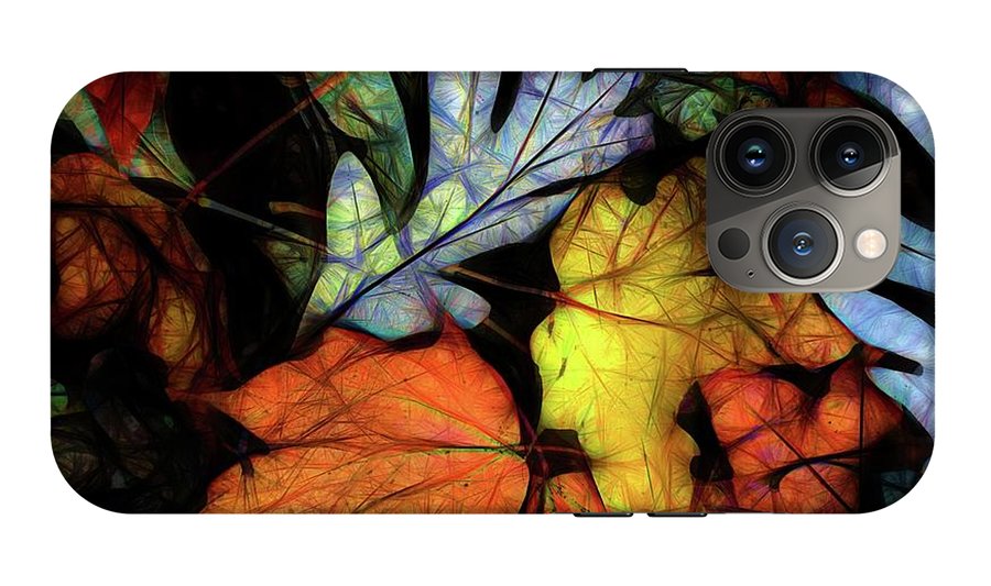 Mid October Leaves 2 - Phone Case