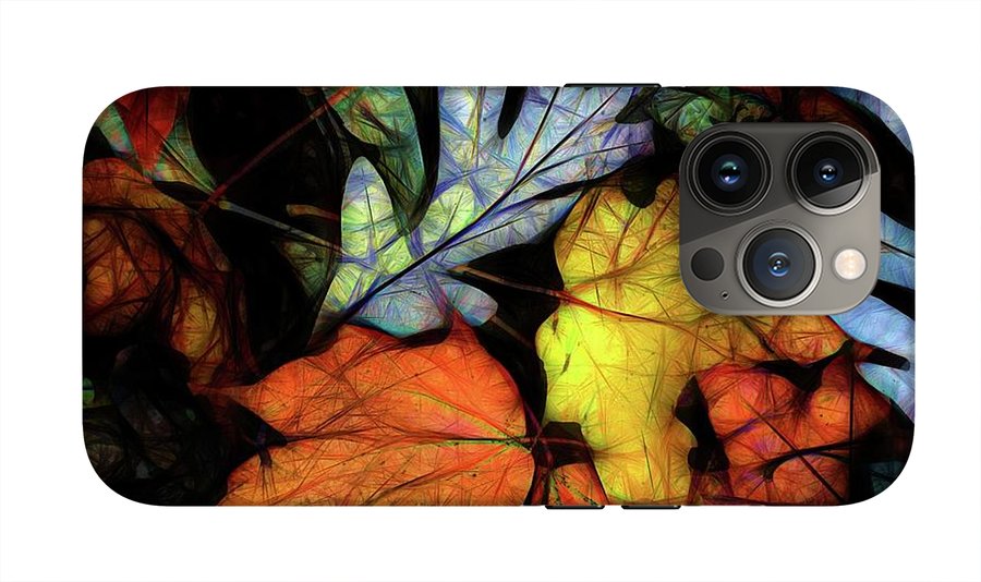 Mid October Leaves 2 - Phone Case