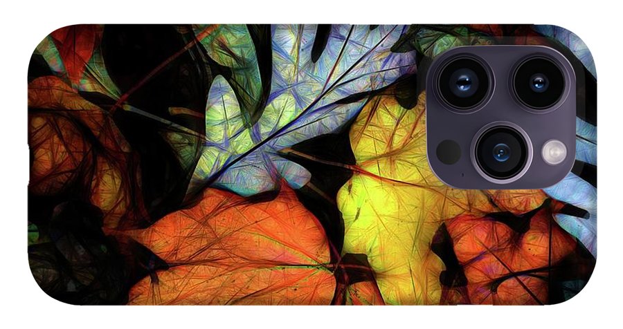 Mid October Leaves 2 - Phone Case