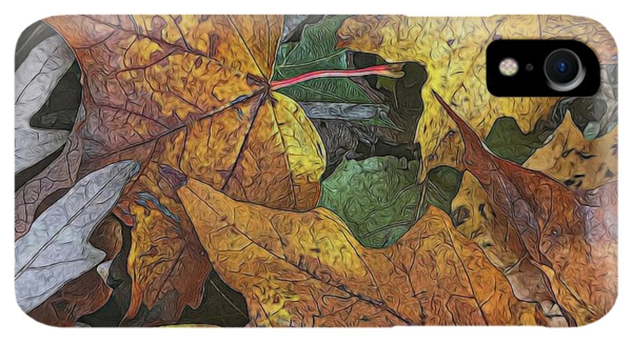Mid October Leaves 3 - Phone Case
