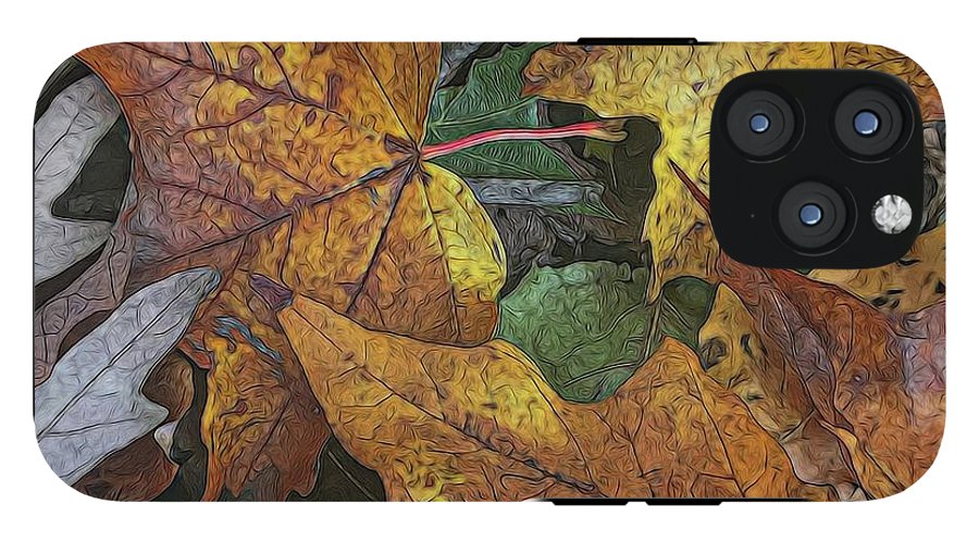 Mid October Leaves 3 - Phone Case