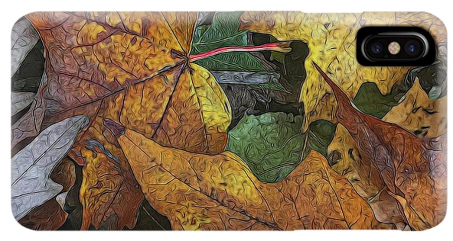 Mid October Leaves 3 - Phone Case
