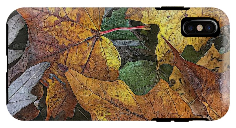Mid October Leaves 3 - Phone Case