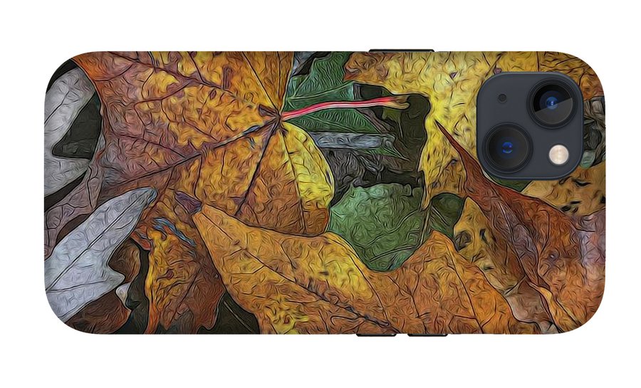 Mid October Leaves 3 - Phone Case