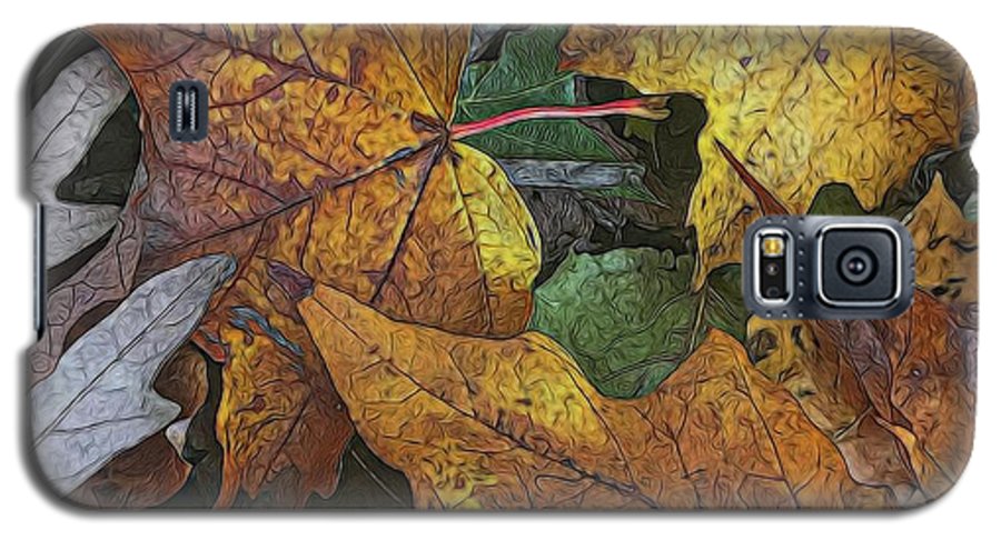 Mid October Leaves 3 - Phone Case