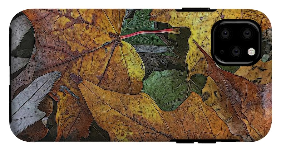 Mid October Leaves 3 - Phone Case
