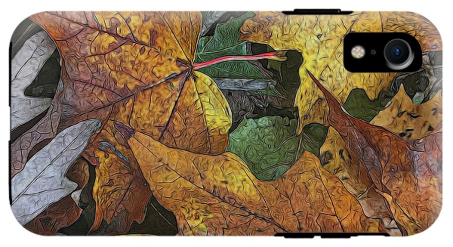 Mid October Leaves 3 - Phone Case