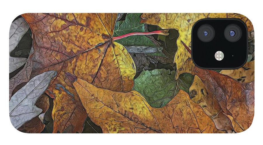 Mid October Leaves 3 - Phone Case