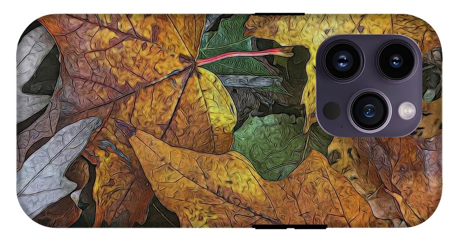 Mid October Leaves 3 - Phone Case