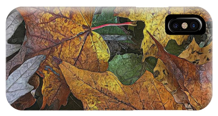 Mid October Leaves 3 - Phone Case