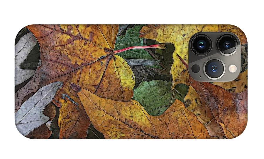 Mid October Leaves 3 - Phone Case
