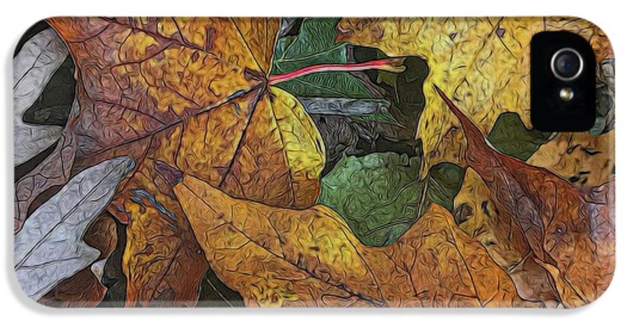 Mid October Leaves 3 - Phone Case