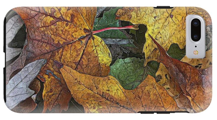 Mid October Leaves 3 - Phone Case
