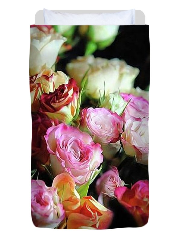 Mini Tea Roses - Duvet Cover