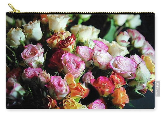 Mini Tea Roses - Carry-All Pouch