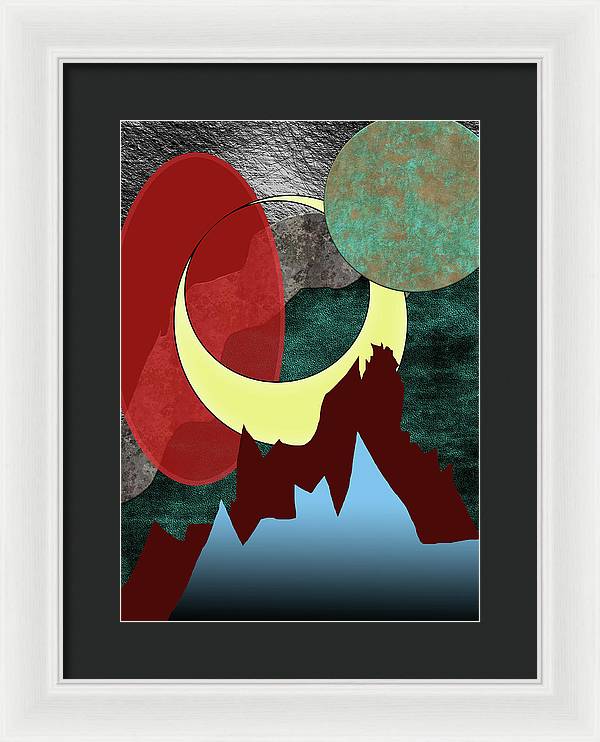 Moonscape - Framed Print
