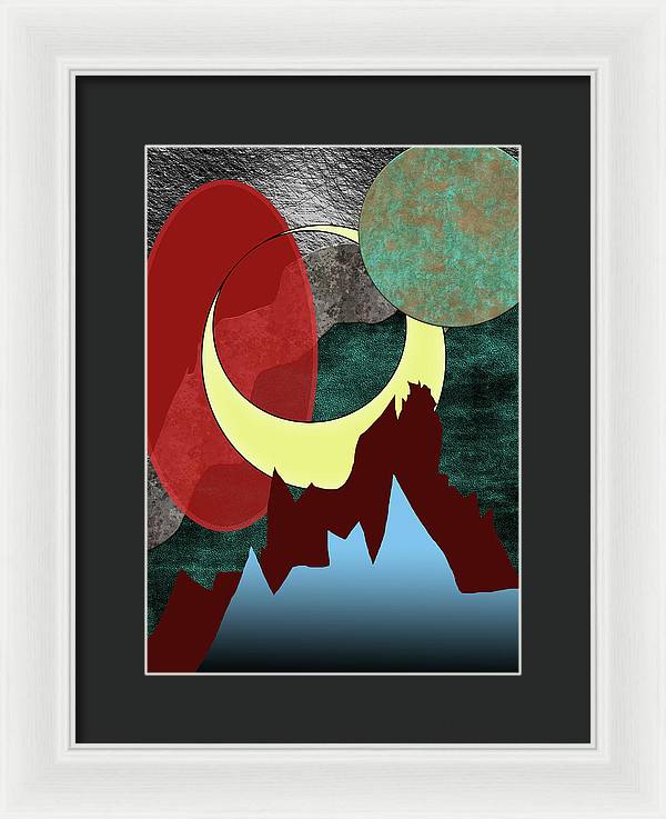 Moonscape - Framed Print