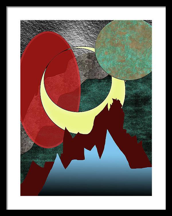 Moonscape - Framed Print