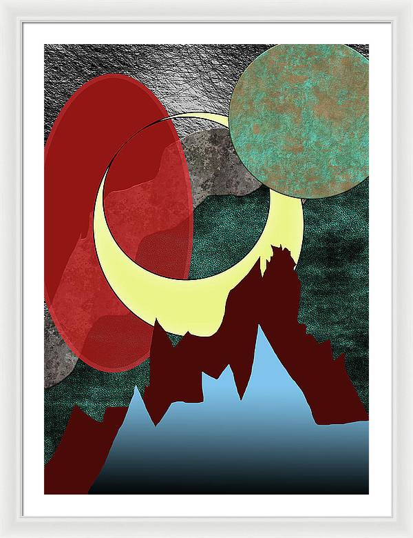 Moonscape - Framed Print
