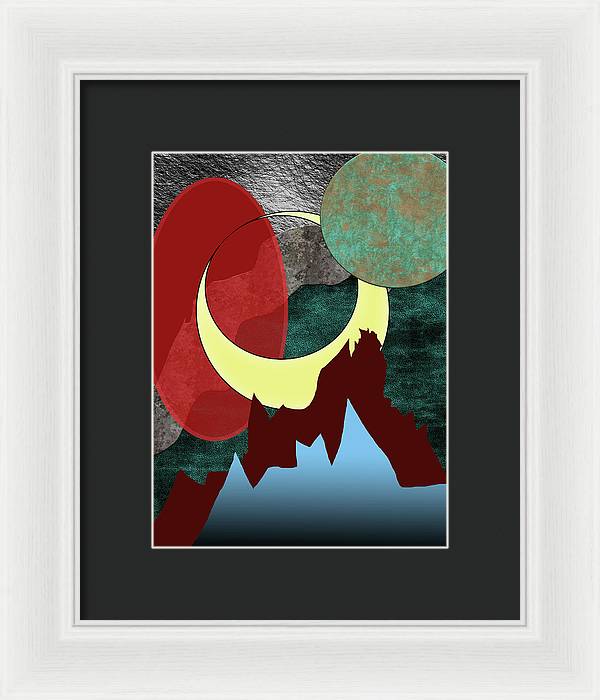 Moonscape - Framed Print