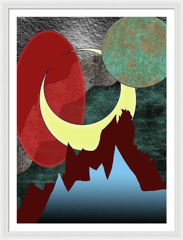 Moonscape - Framed Print