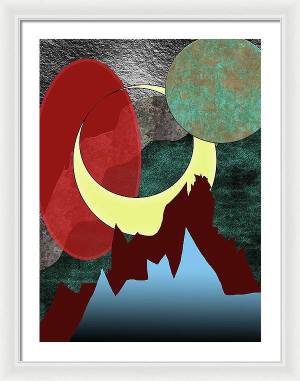 Moonscape - Framed Print